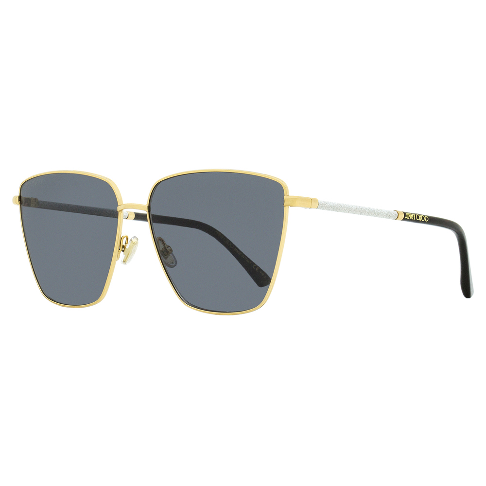 Jimmy Choo Square Lavi Sunglasses 2M2IR Gold/Black 60mm